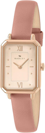 RADLEY Ladies Watch with Rose Gold Dial and Pink Leather Strap RY21924A