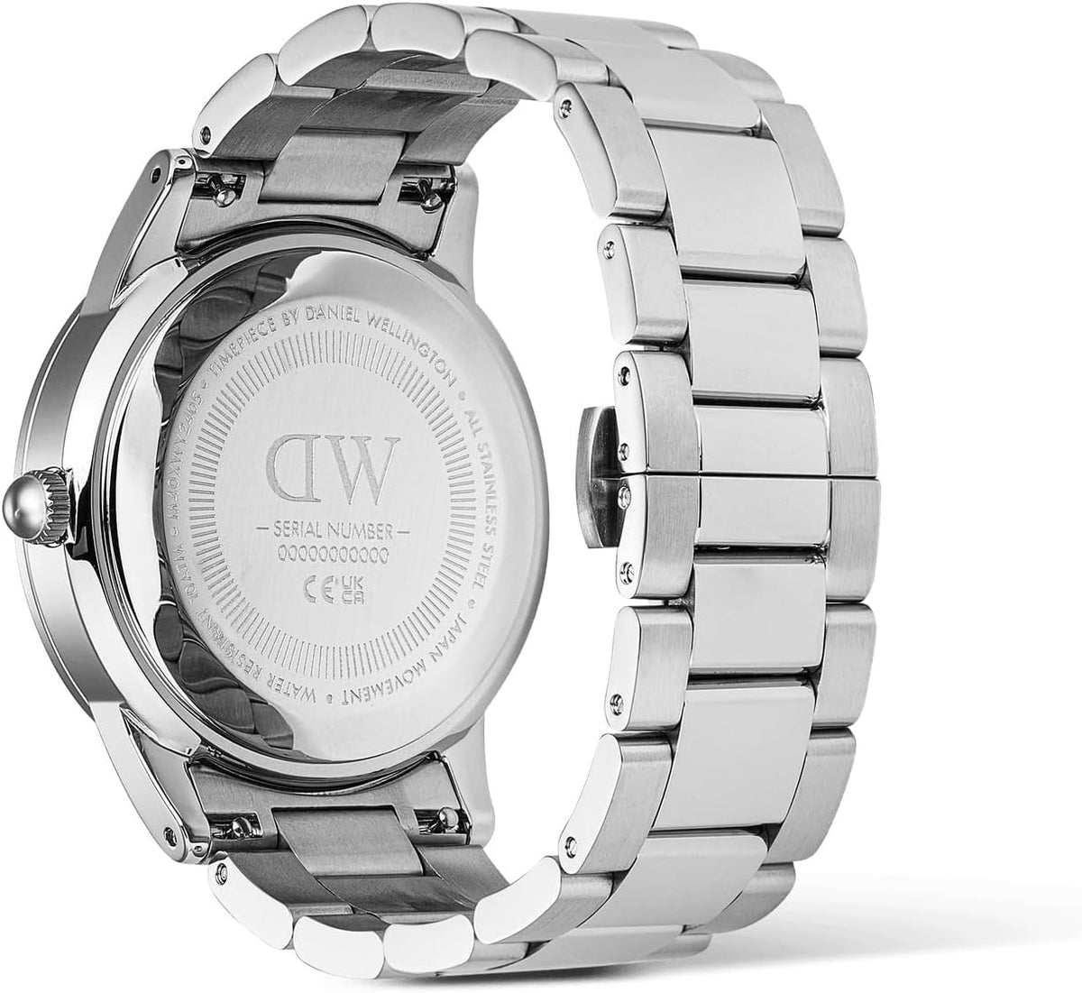 Daniel Wellington Mens Watch with Silver Dial and Silver Strap DW00100819