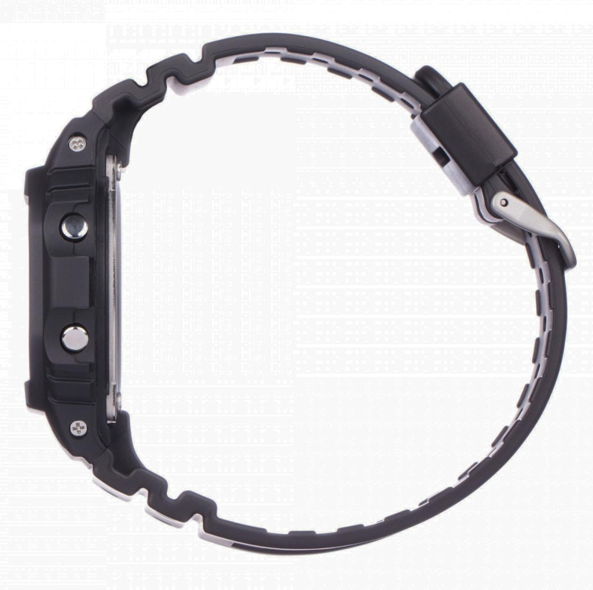 Oriawr Ddigidol i Ddynion Casio G-Shock gyda Deial Du a Strap Ddu DW-5600RL-1ER