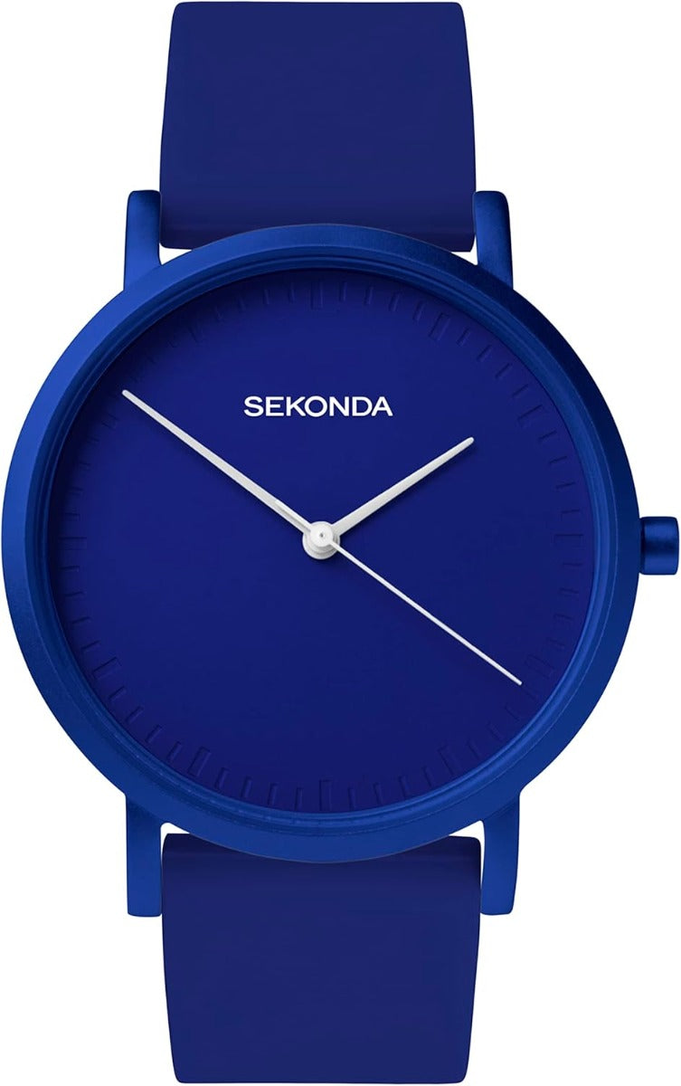 Sekonda Palette Ladies Watch with Blue Dial & Silicone Strap 40552