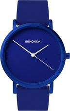 Sekonda Palette Ladies Watch with Blue Dial & Silicone Strap 40552