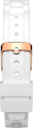Sekonda Ladies Watch with White Silicone Strap and Rose Gold Dial 4663
