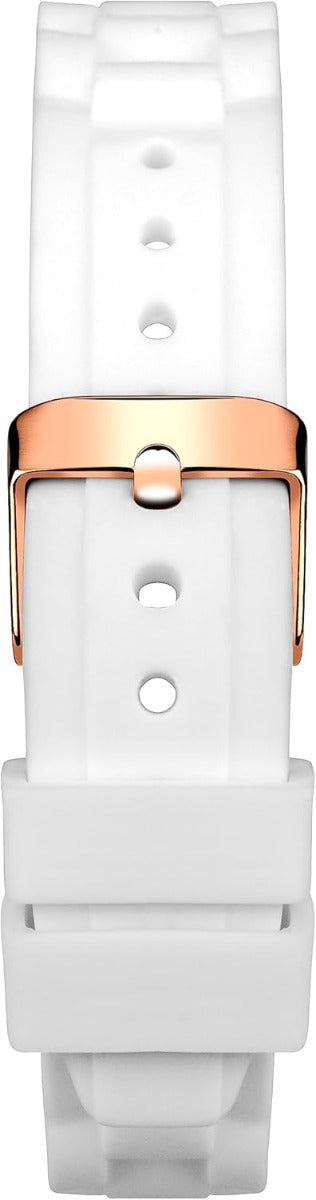 Sekonda Ladies Watch with White Silicone Strap and Rose Gold Dial 4663