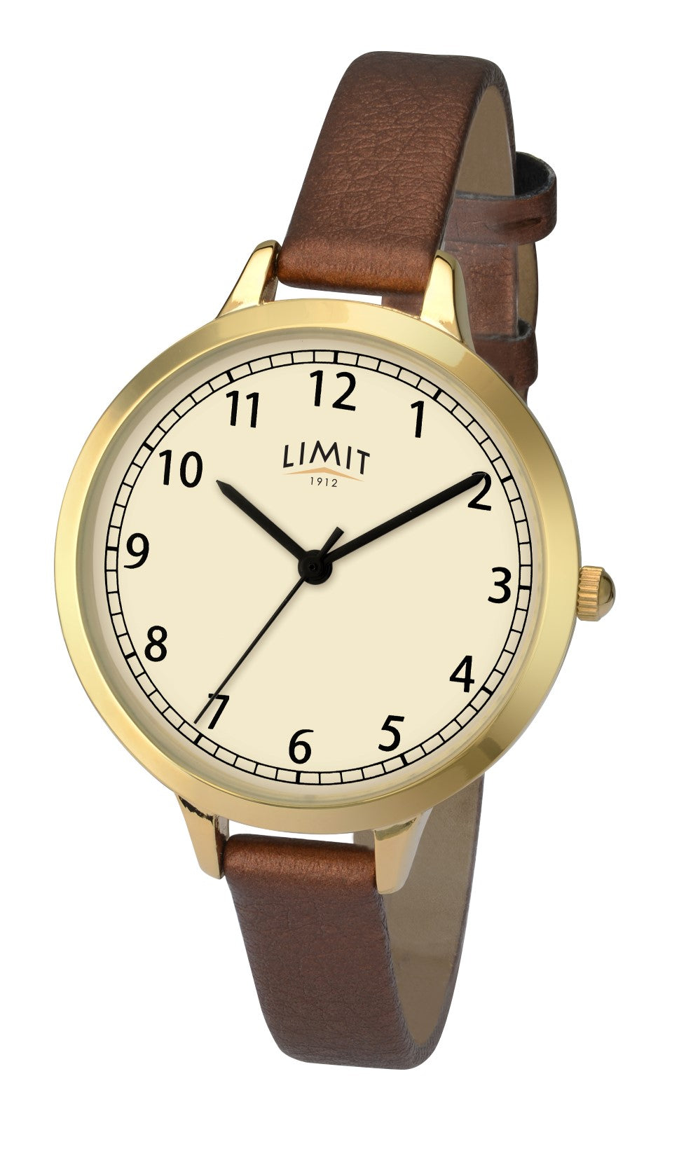 Limit Ladies Classic Brown Strap Watch 6227