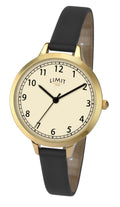 Limit Ladies Classic Black Strap Watch 6229