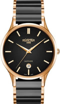 Roamer C-Line Mens Watch with Black Dial and Black Ceramic Bracelet 657833 49 55 60