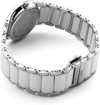 Roamer Women's Watch Silver Dial White Ceramic Strap 677855 41 15 60