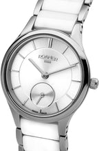 Roamer Women's Watch Silver Dial White Ceramic Strap 677855 41 15 60