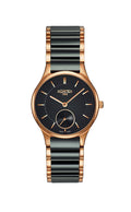 Roamer Women's Quartz Watch with Black Dial Analogue Display and Black Ceramic Strap 677855 49 55 60