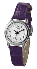 Limit Women's Quartz Watch with White Dial Analogue Display and Purple PU Strap 6932.35