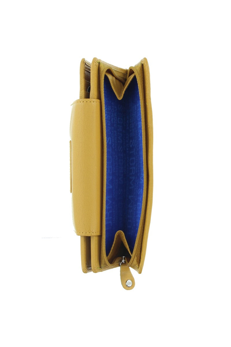 Storm Embassy Ladies Large Mustard Leather Purse