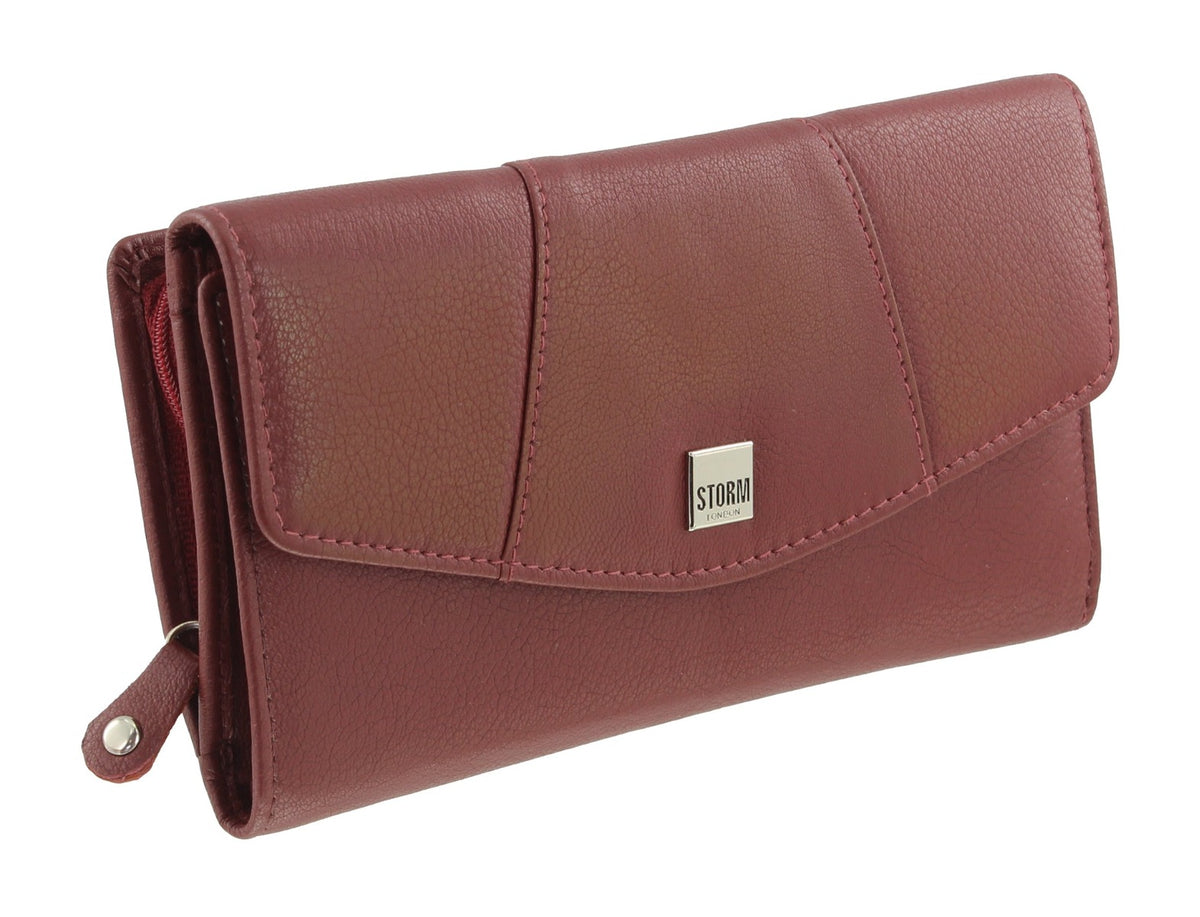 Storm Harmony Ladies Large Red Leather Purse