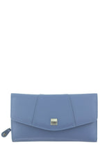 Storm Harmony Ladies Large Mid Blue Leather Purse