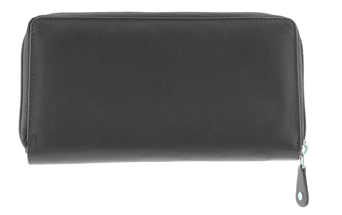 Storm Seabrook Ladies Large Black Leather Purse