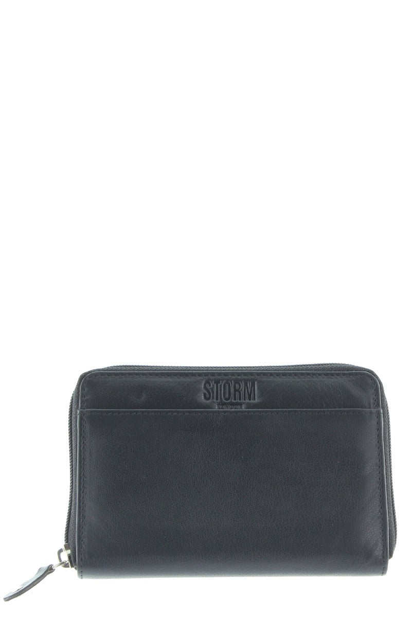 Storm Seabrook Ladies Medium Black Leather Purse