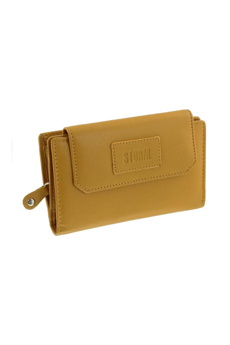 Storm Embassy Ladies Medium Mustard Leather Purse