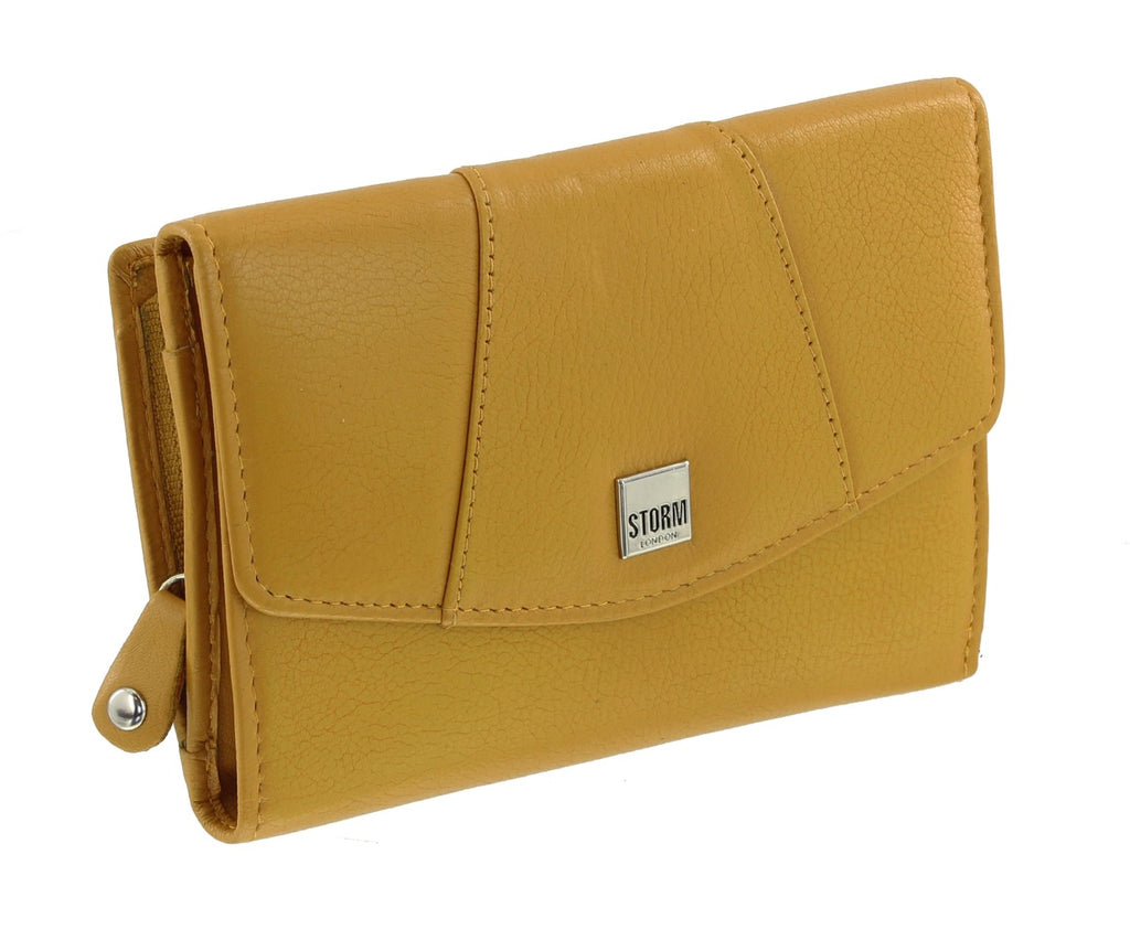 Storm Harmony Ladies Medium Mustard Leather Purse