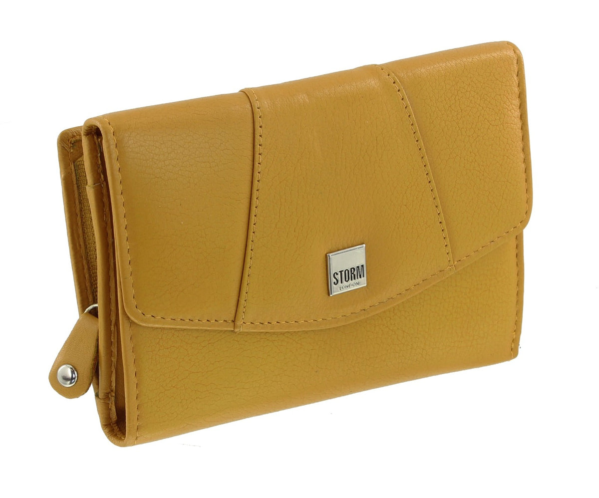 Storm Harmony Ladies Medium Mustard Leather Purse