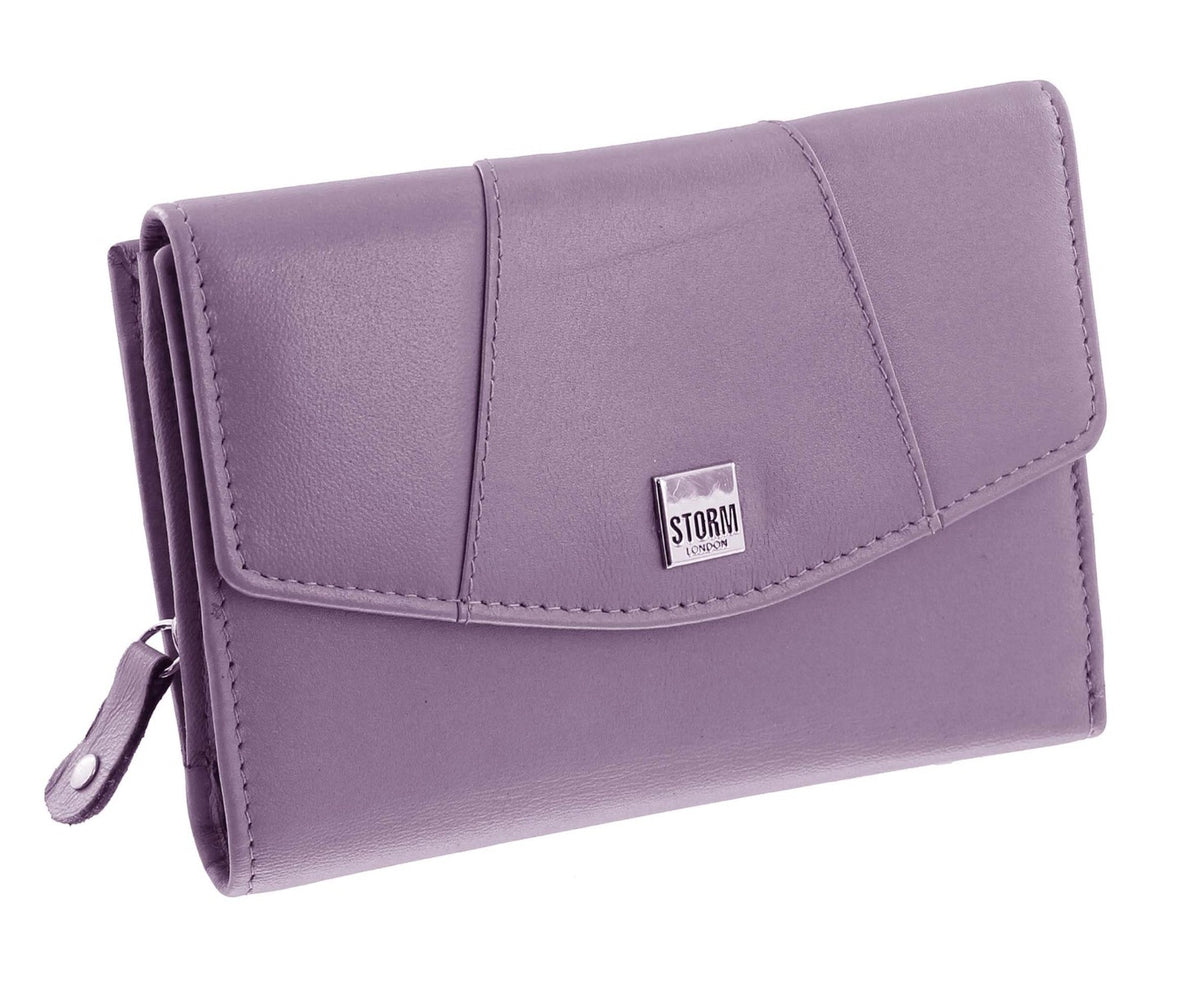 Storm Harmony Ladies Medium Lilac Leather Purse