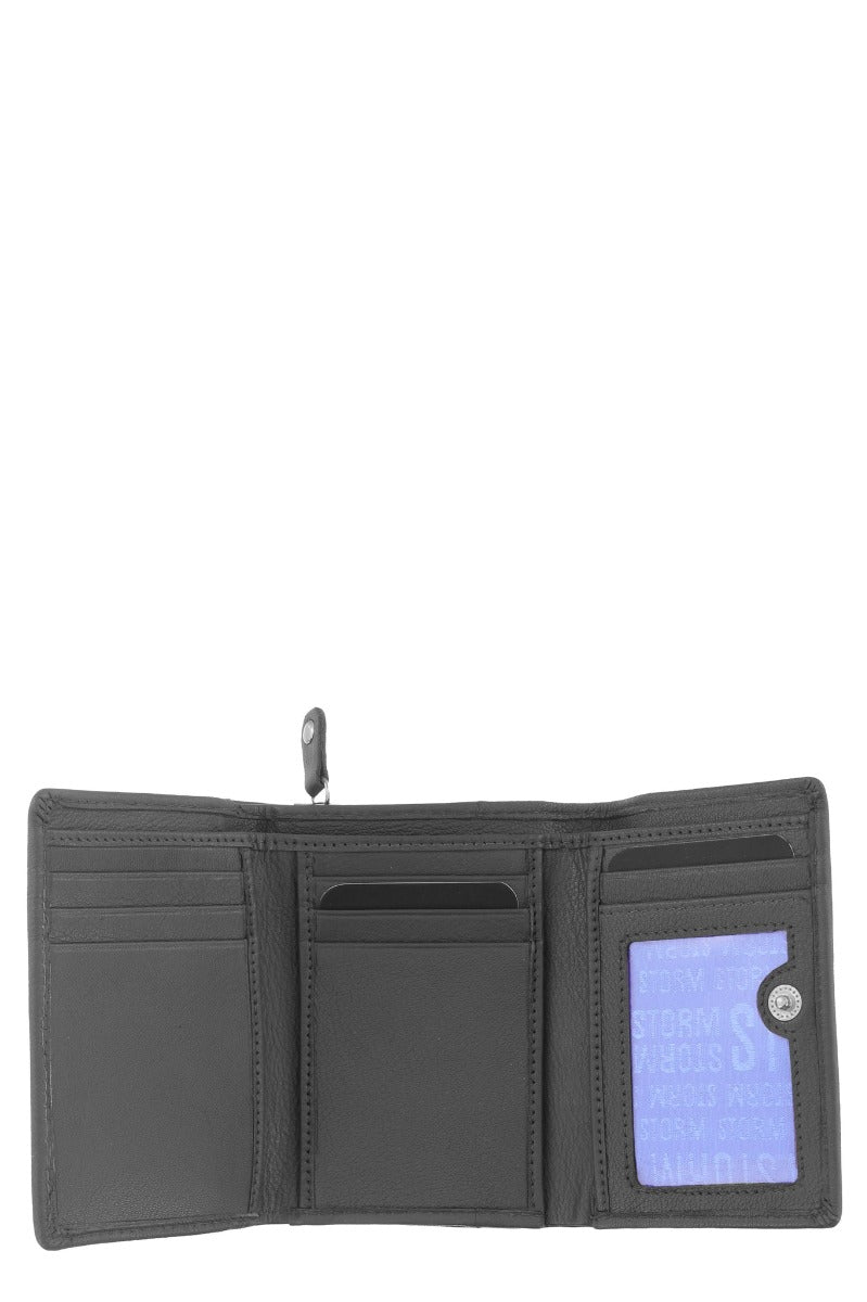 Storm Harlow Ladies Medium Black Leather Purse
