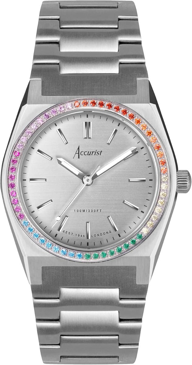 Accurist Origin Ladies Watch with Silver Dial and Silver Bracelet 70015