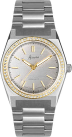 Accurist Origin Ladies Watch with Silver Dial and Silver Bracelet 70016