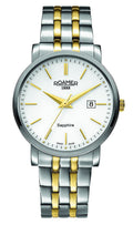 Roamer Men's Quartz Watch with White Dial Analogue Display and Silver Stainless Steel Bracelet 709856 47 25 70