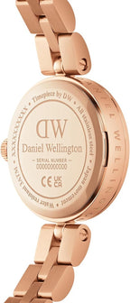 Daniel Wellington Ladies Watch with Green Dial & Rose Gold Strap DW00100721