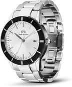 Daniel Wellington Mens Watch with Silver Dial and Silver Strap DW00100819