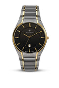 Accurist Mens Titanium Watch with Black Dial 7139