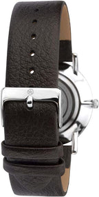 Accurist Classic Mens Watch with Blue Dial and Brown Leather Strap 7174
