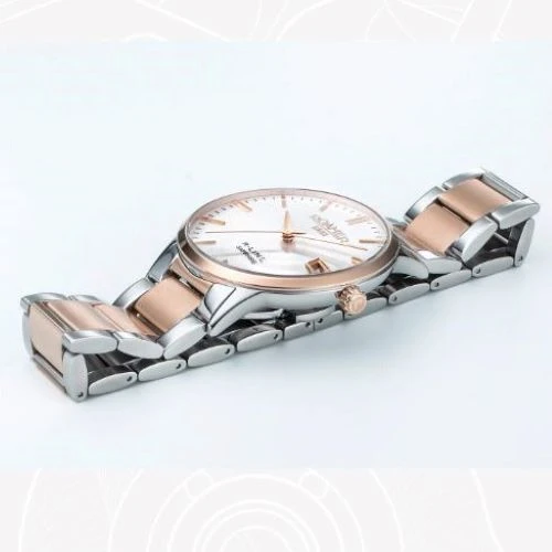 Roamer Mens Watch with Silver Dial and Two Tone Stainless Steel Strap 718833 47 15 70