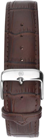 Accurist Mens Watch with Blue Dial and Brown Leather Strap 7196