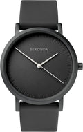 Gwylio Merched Sekonda Palette Deial Du a Strap Silicone 40389
