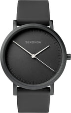 Gwylio Merched Sekonda Palette Deial Du a Strap Silicone 40389