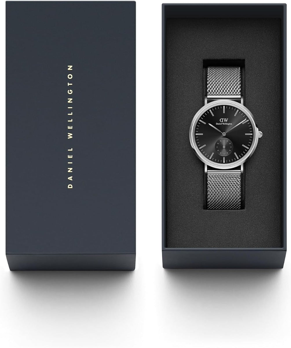 Daniel Wellington Mens Watch with Silver Milanese Strap DW00100711