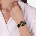 RADLEY Ladies Watch with Black Dial and Black Leather Strap RY21906A