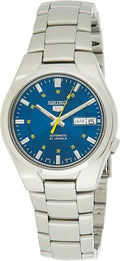 Seiko Men's Automatic Watch with Blue Dial and Stainless Steel Bracelet SNK615K1