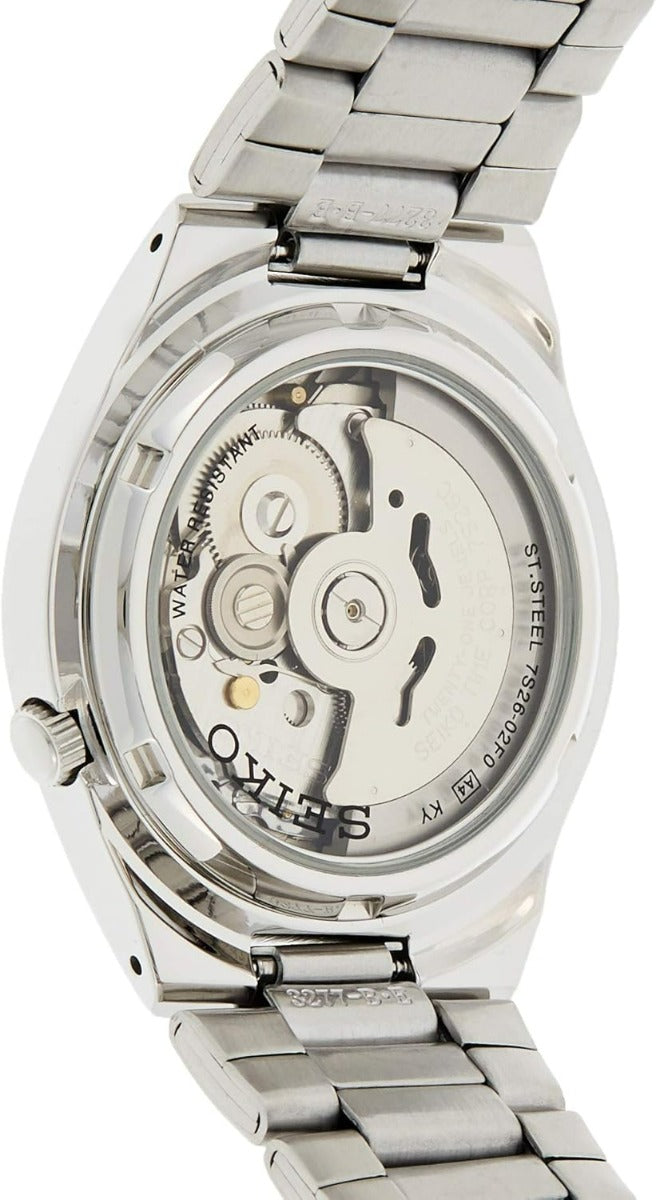 Seiko Men's Automatic Watch with Blue Dial and Stainless Steel Bracelet SNK615K1