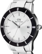 Daniel Wellington Mens Watch with Silver Dial and Silver Strap DW00100819