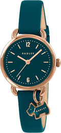 RADLEY Ladies Watch with Green Dial and Green Leather Strap RY21932A