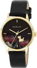 RADLEY Ladies Watch with Black Dial and Black Leather Strap RY21906A