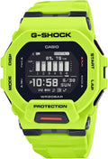 Casio G-Shock Mens Analogue-Digital Watch with Black Dial and Lime Green Strap GBD-200-9ER