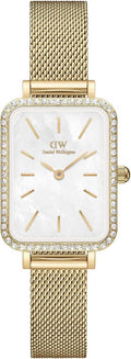 Daniel Wellington Ladies Watch with Mother of Pearl Dial and Gold Strap DW00100668