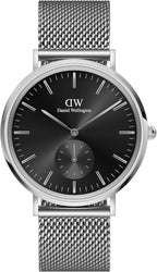 Daniel Wellington Mens Watch with Silver Milanese Strap DW00100711