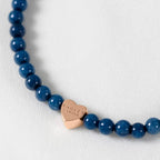 Radley London Ladies 18ct Rose Gold Plated Blue Stone Bracelet RYJ3176S