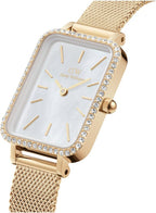Daniel Wellington Ladies Watch with Mother of Pearl Dial and Gold Strap DW00100668