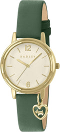 RADLEY Ladies Watch with Mother Of Pearl Dial and Green Leather Strap RY21918A