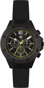 Tickers Boys Watch with Black Dial and Black Silicone Strap ATK1055
