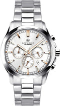 Accurist Mens Chronograph Watch with Silver Dial  Silver Bracelet 7204